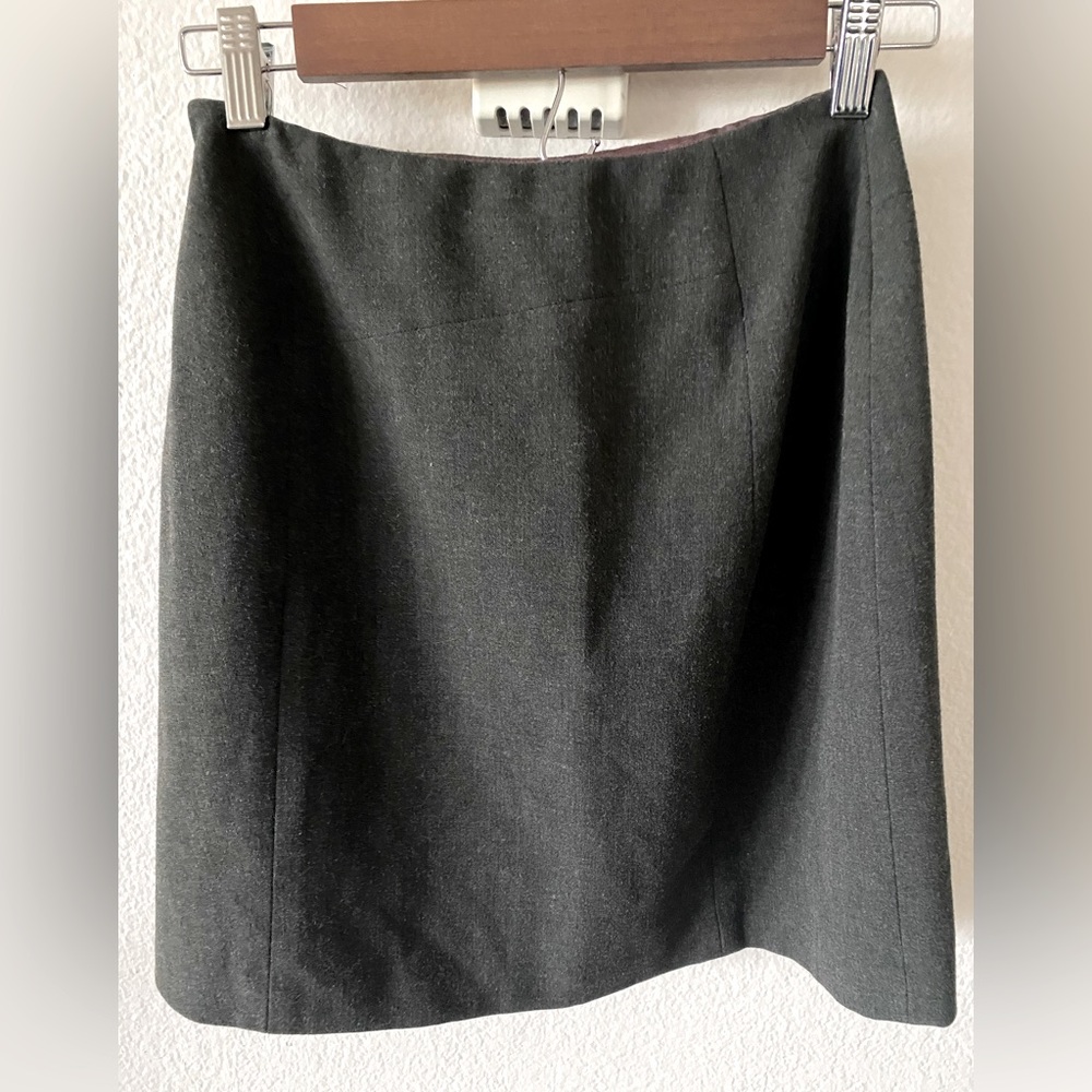 Vintage 80s Cache Miniskirt Classic Pencil Skirt Grey